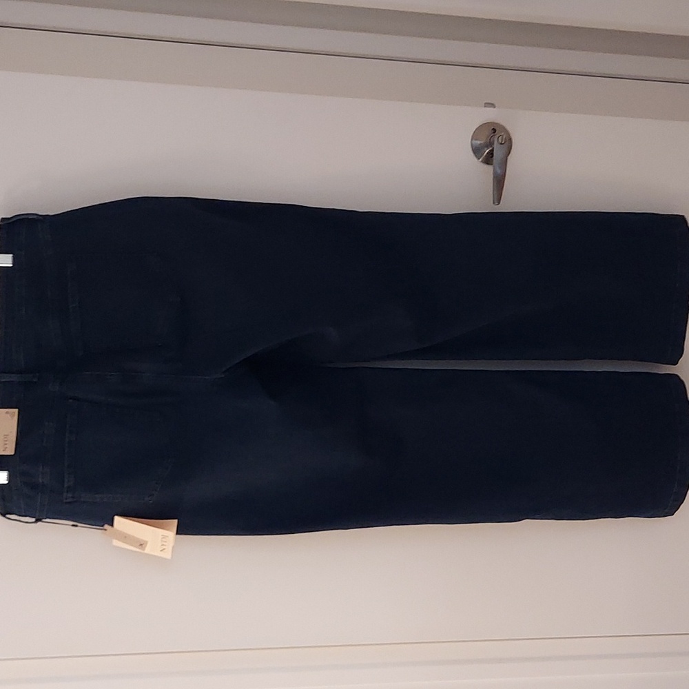 🚨SALE🚨 NYDJ Women's Dark Blue Teresa Wide Leg Jeans NWT - Picture 12 of 16